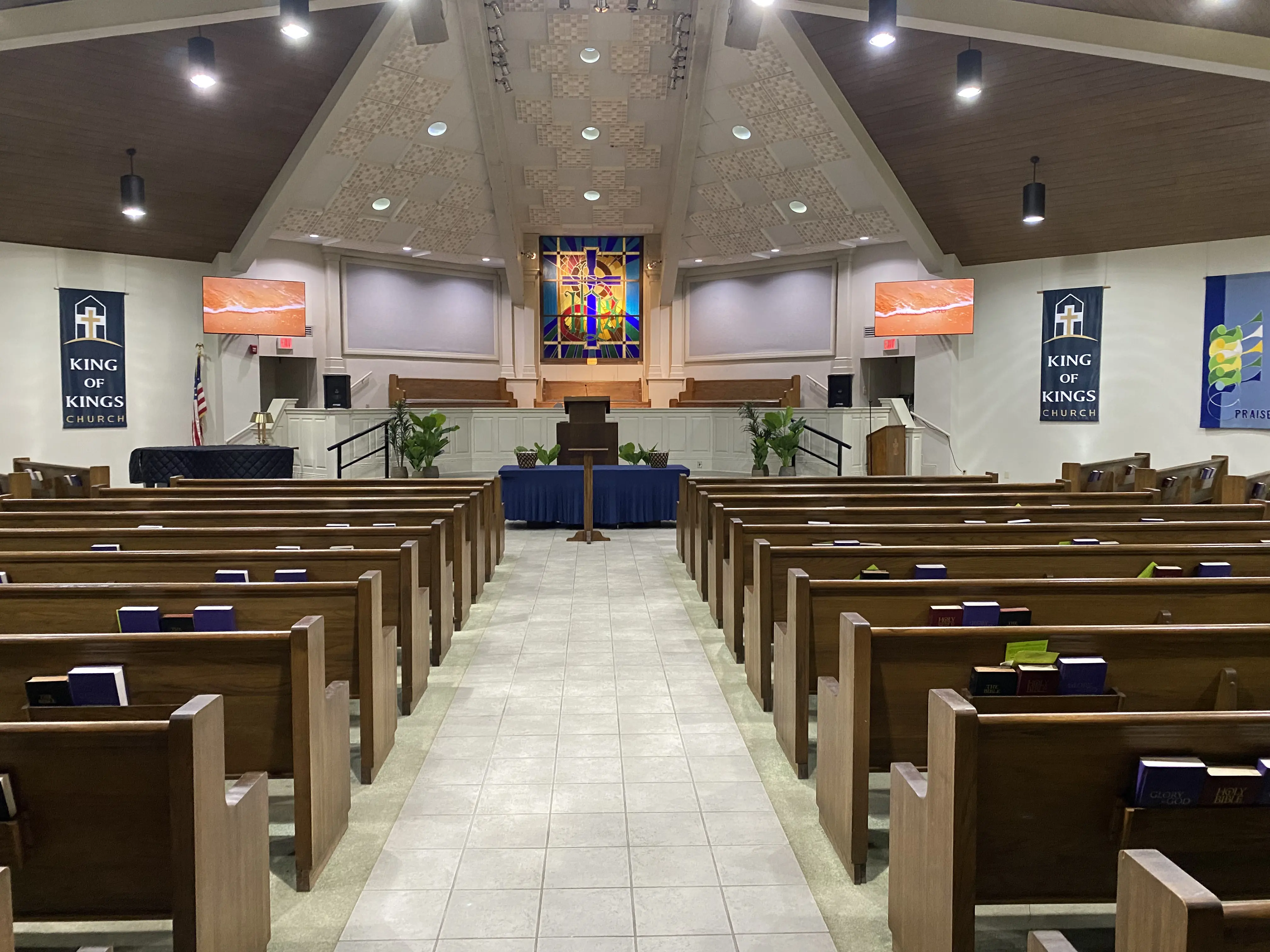 Worship and fellowship at King of Kings Church